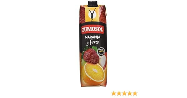 Zumosol Envase de Zumo Naranja-Fresa - 1000 ml: Amazon.es ...