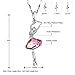Neoglory Fashion Jewelry Pink Crystal Ballet Dance Girl Pendant Necklace Ballerina for Women Gift 18