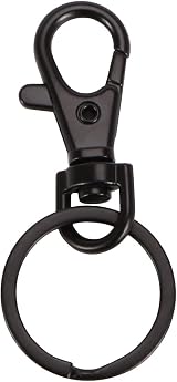 SICOU 5 Sets Keychain Hooks Swivel Clasps Metal Lobster Claw 1.5 Inch view 5