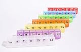 AP-260 Medium Weekly Pill Organizer Pack of 12 (Yellow)