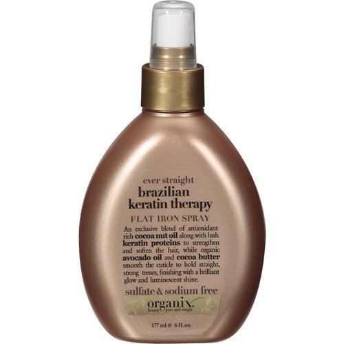 Ogx ever straight brazilian keratin therapy flat iron spray stores Clearance