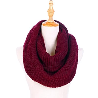 Dimore Womens Winter Ribbed Knit Infinity Circle Loop Scarf Thick Ribbed Dimore Womens Winter Ribbed Knit Infinity Circle Loop Scarf Thick Ribbed