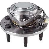 Autoround 515159 Front Wheel Hub and Bearing Assembly fit for Chevy Tahoe/Silverado 1500/ Suburban, GMC Yukon/Sierra 1500, Cadillac Escalade 2014-2020 RWD, 6-Lug w/ABS