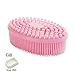 Bath Brush Bamyko Silicone Shower Loofah Brush 2 in 1 Face & Body Gentle Scrub Skin Exfoliation Massage Nubs for Baby, Men and Women