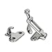 MIZUGIWA Boat Anti-Rattle Latch 316 Stainless Steel Marine Deck Lock Hasp,Lockable Hold Down Clamp Anti-Rattle Latch Fastener Boat Yacht Accessory,Pack of 2