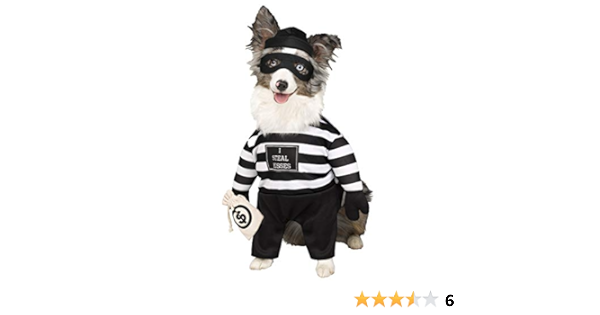 robber dog costume