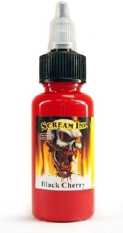 Scream Tattoo Ink 1-oz -Black Cherry- Tattoo Supplies