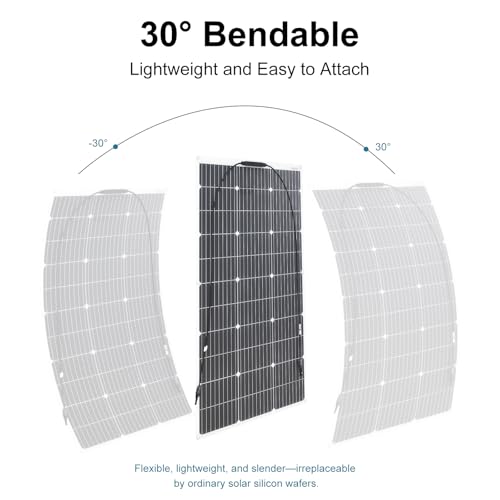 Monocrystalline 200W 12V Flexible Solar Panel Kit For Outdoor Mobile Use