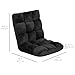 Best Choice Products 14-Position Memory Foam Folding Adjustable Gaming Floor Sofa Chair for Living Room, Bedroom, Black