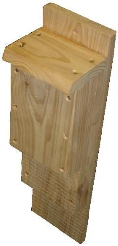 LEEWAY WOODWORK - Caja nido para murciélagos (cedro, doble cámara): Amazon.es: Jardín