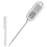 MeasuPro Professional Instant Read Food Thermometer, IPX7 Waterproof Digital Cooking Thermometer, Thermofast Internal Meat Thermometer w/ Hold Function and Calibration Capability, Stainless Steel