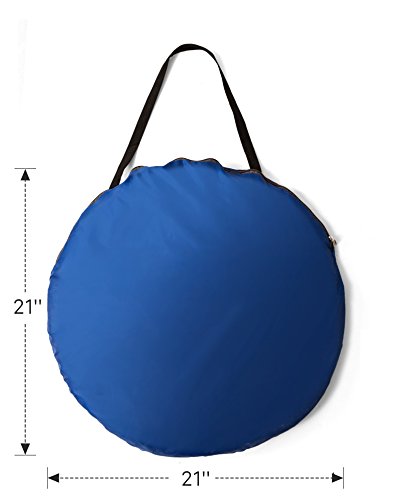 FiveJoy Instant Pop Up Beach Shade Tent with UV Protection - Easy Setup and Transport - Must Have Sun Shelter for Families with Babies and Toddlers - Great for Picnics, Barbecues, Open-Air Concerts … - Thumbnail 4