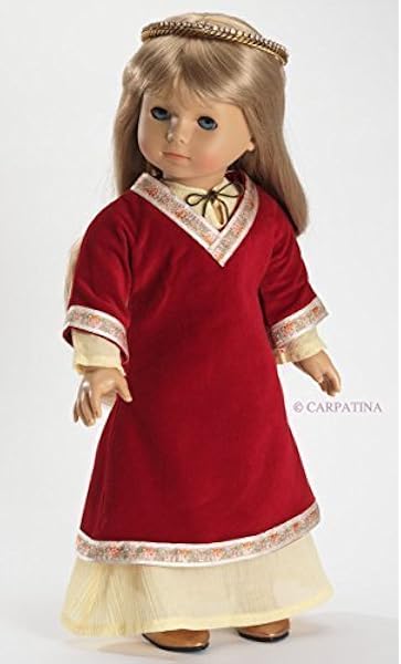 american girl doll red dress