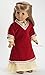 Carpatina Dolls Medieval Renaissance Princess Red Dress & Chemise Fits 18