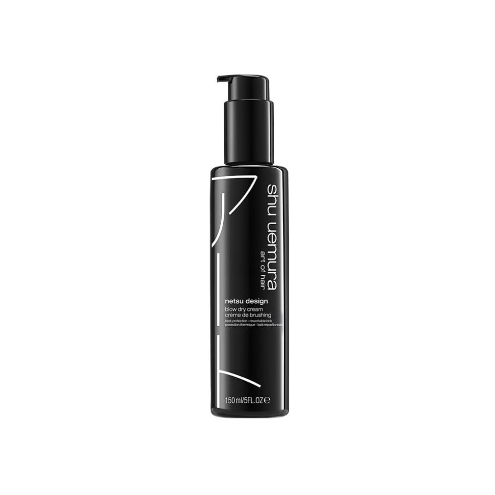 Shu Uemura, Blow-Dry Hair Cream Netsu Design, All Hair Types, Long-Lasting, Anti-Frizz & Protects from Heat, 150 ml