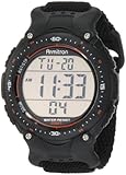 Armitron Sport Men's 408159BLK Chronograph Black Strap Digital Display Watch