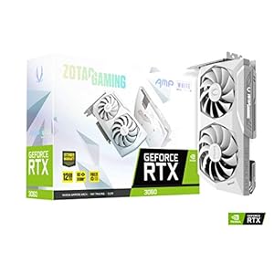 VGA Zotac RTX3060 AMP White Edition12G (GDDR6, HDMI 2.1,3xDP 1.4a,), zwart