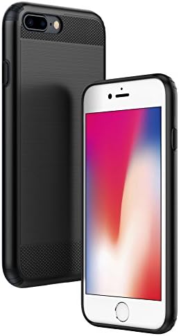 iPhone 8 Plus Case, iPhone 7 Plus Case, ASMP iPhone 8/7 Plus Case Heavy Duty Protection, Daul Layer and Slim Design for Apple iPhone 8 Plus (2017) / iPhone 7 Plus Case (2016) (Black)