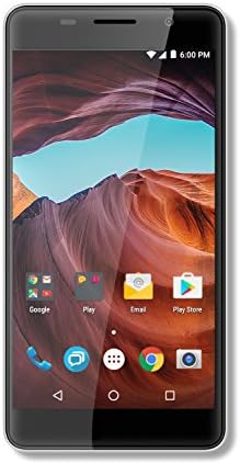 Figo Prime - Dual Sim GSM Unlocked Quad Core 1.2 GHz 1Gb Ram 8GB Storage Android 6.0 Marshmallow Camera 5MP/2MP Fingerprint Recognition 5.0″ IPS Display (White) - 1 Year Warranty