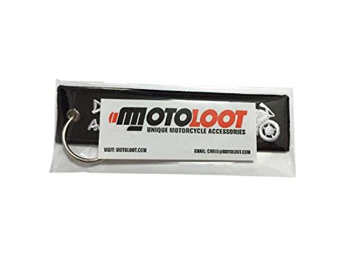 Moto Loot Keychain for Motorcycles, Scooters, Cars and Gifts (Drop a Gear and Disappear)