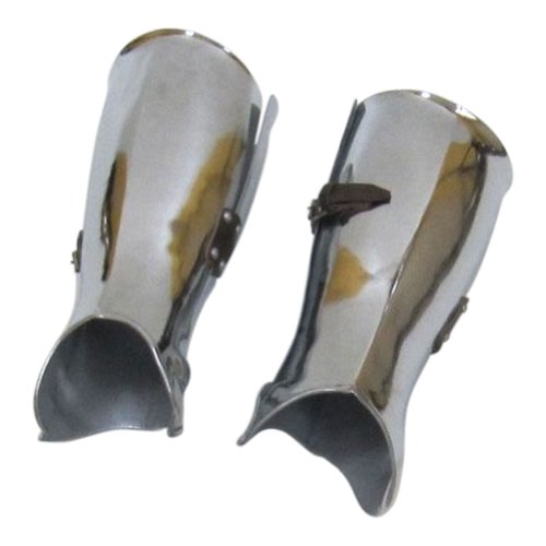 Armor Venue - Lower Leg Steel Armor - Metallic - One Size