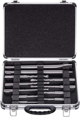 Bosch Accessories 2608578765 Lot de 11 forets SDS+ avec étui en aluminium
