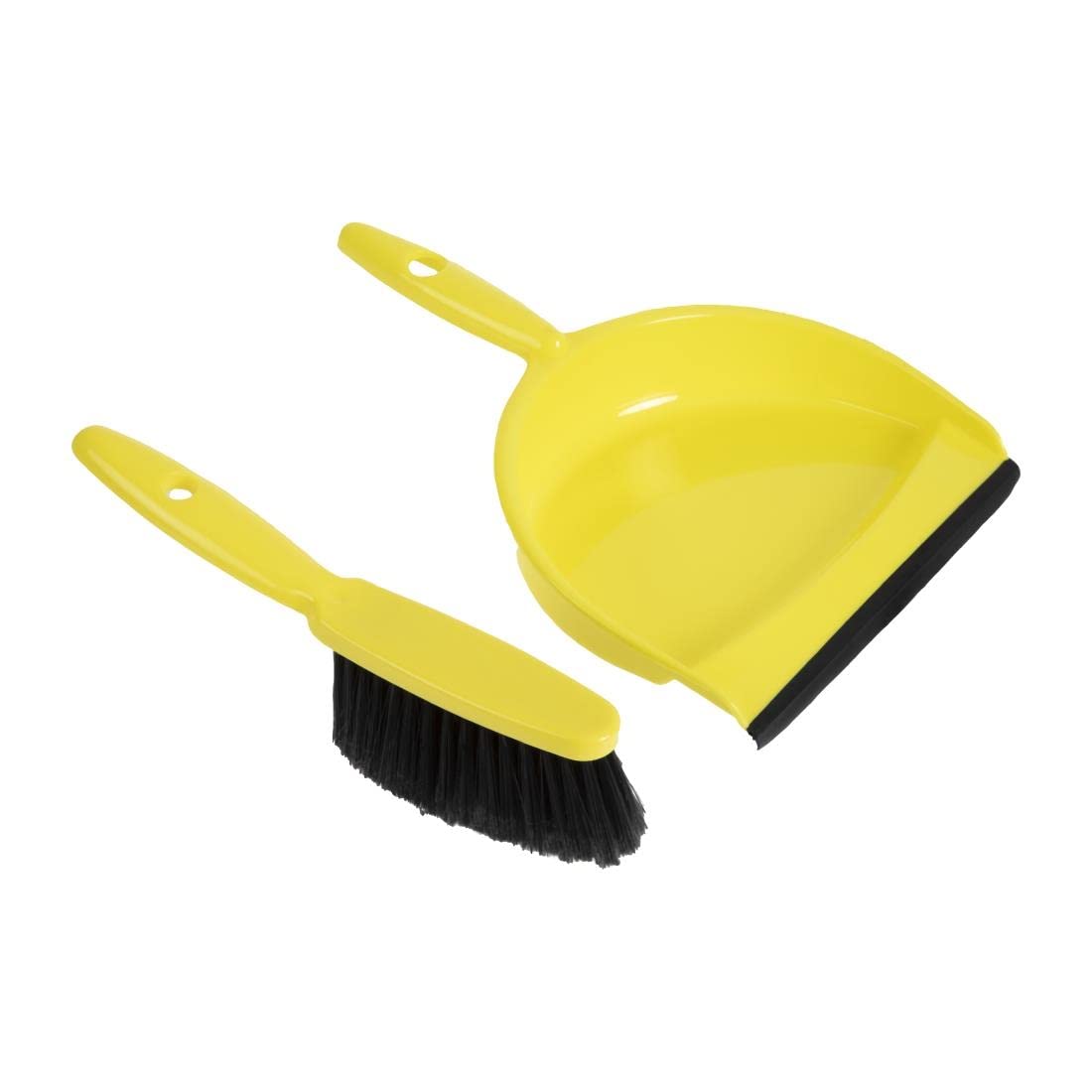 Abbey DPBSYEL Plastic Dustpan and Brush Set, Yellow