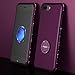 Newseego Compatible with iPhone 7/8 Plus Case Glitter Cute Phone Case with 360° Rotation Bling Diamond Rhinestone Bumper Ring Stand for iPhone 7/8 Plus-Purple