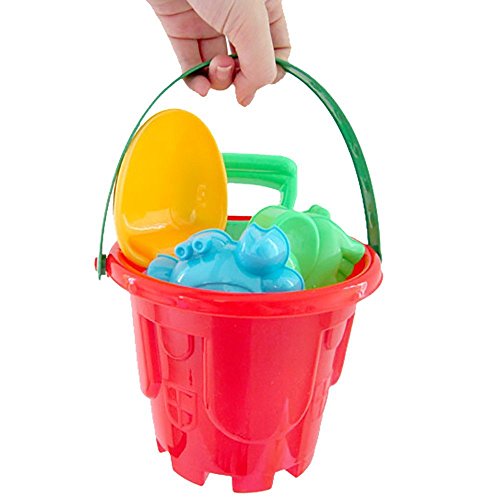 Sand Beach Toy Set,Children Kids Sand Castle Bulding Tool Bucket Spade Shovel Rake Water Tools With Animal Crab Palm Elephant Molds