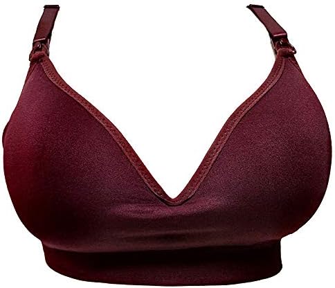 Fiaya Women Open Nursing Bra Seamless Wire Free Crossover Push up Breastfeeding Bras