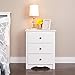 Prepac Sonoma Traditional Tall Nightstand Side Table with 3 Drawers, Functional Tall 3-Drawer Bedside Table 16