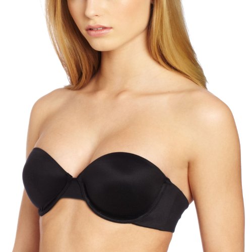 Maidenform women s comfort devotion strapless bra, blac…
