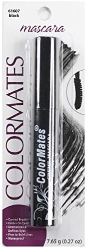 Colomates Creme Mascara, waterproof, curved brush, 61607 Black by Color Mates