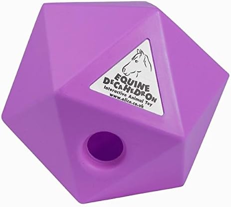 Elico Equine Decahedron Purple - Horse Toy Large