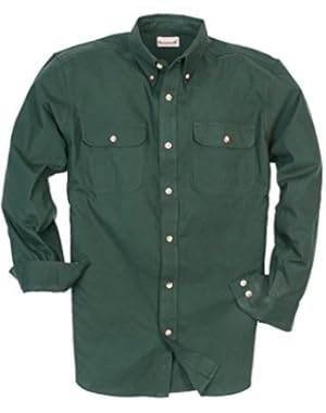Men's Solid Flannel Shirt