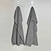 Gryeer Microfiber Dish Towels - Super Absorbent, 26x18 Inch, Pack of 4, Gray