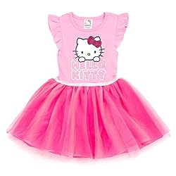 Hello Kitty Little Girls Tulle Dress Pink 7-8