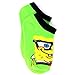 Spongebob Boys 6 pk Ankle Socks (4-6 (Shoe: 7-10), Faces of Spongebob No Show)
