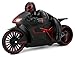 Velocity Toys Speed Lightning Remote Control RC Motorcycle Car 2.4 GHz Control System Rechargeable RTR w/ Bright LED Headlights (Colors May Vary)