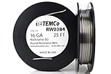 TEMCo Nichrome 80 series wire 16 Gauge 25 FT