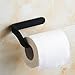 MARMOLUX ACC Toilet Paper Roll Holder One-piece Metal Black Non-Corrosive Wall Fixture from the Hawaii Collection of Bathroom Accessories