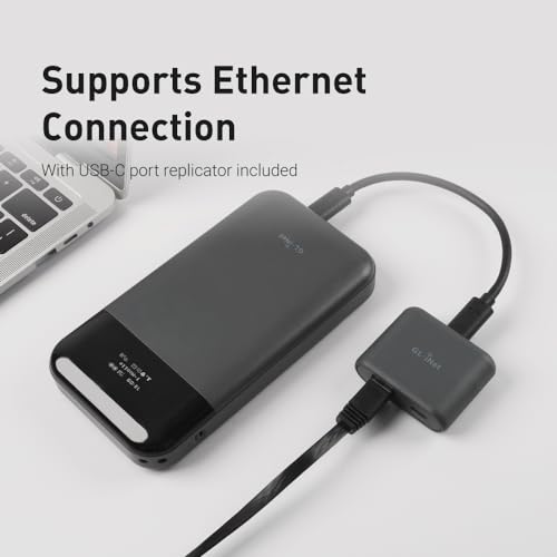 GL.iNet GL-E750V2 (MUDI) 4G LTE Portable Wi-Fi Hotspot for Travel | Mobile Hotspot Device, OpenWrt, OpenVPN, WireGuard, 7000mAh, Global Version