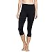 Yummie Women's Talia Capri Cotton Stretch Shapewear Legging Black, Medium
