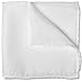 100% Silk Solid White Pocket Square Gift Boxed by Puentes Denver