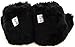 LazyOne Black Paw Slippers - X-Large