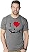 I Love Sharks T Shirt Heart Classic Shark Bite Ocean Great White Tee