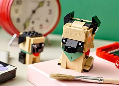 LEGO Brickheadz Puppy & German Shepherd Set 40440, Red, multi size - Image 5