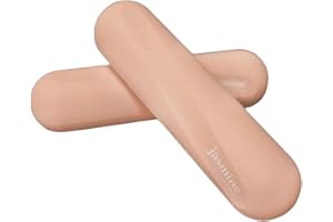 Jasmine Fitness Pilates Bar – Clay 1.5kg Pair | at Home Pilates Equipment for Women | Pilates Weight Bar & Hand Weights for T