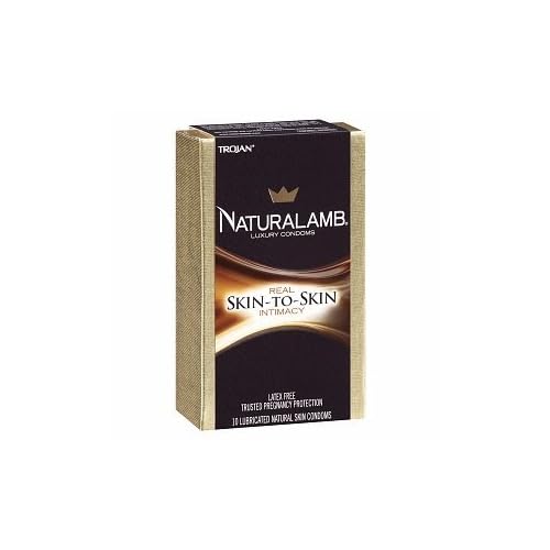 Trojan Naturalamb Luxury Condoms, Latex Free, 10 Count image