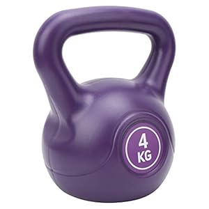 Krachttraining Kettlebell, 4KG Kettlebell Sport Gewichtheffen Halter Grip Krachttraining Fitnessapparatuur